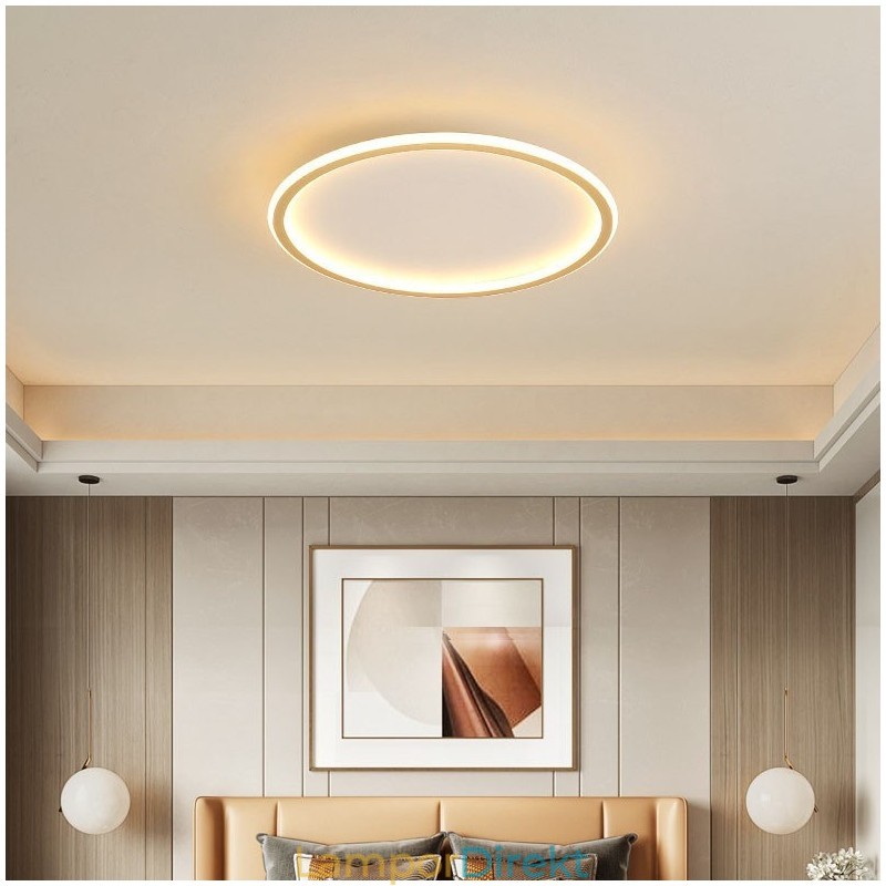 Ultratunn Dimbar Modern Modern Nordisk Stil Infälld Taklampa Med Fjärrkontroll Kan Även Användas Som Vägglampa