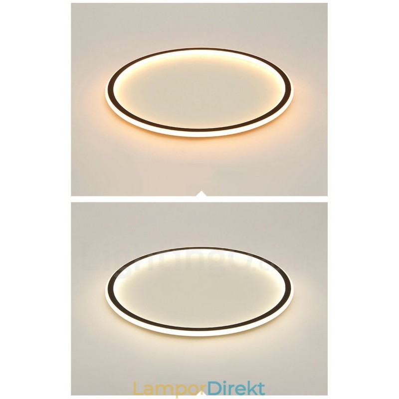 Ultratunn Dimbar Modern Modern Nordisk Stil Infälld Taklampa Med Fjärrkontroll Kan Även Användas Som Vägglampa