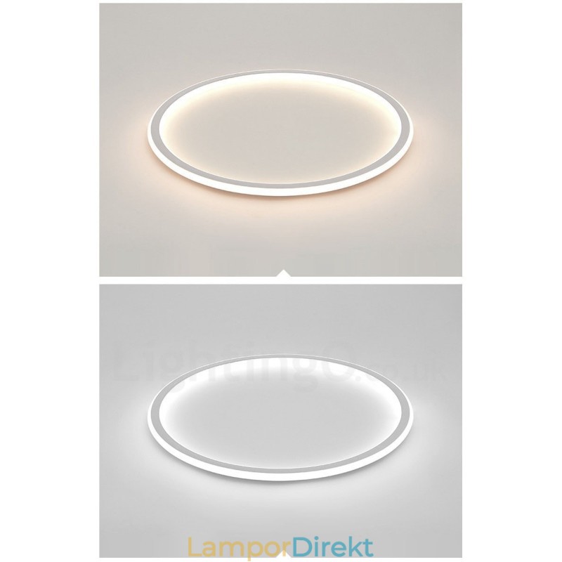Ultratunn Dimbar Modern Modern Nordisk Stil Infälld Taklampa Med Fjärrkontroll Kan Även Användas Som Vägglampa
