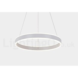 1 Ring Två Strips Art Deco Pendellampa 60Cm Pendelljus