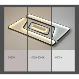 Rektangel Modern Contemporary Flush Mount Light