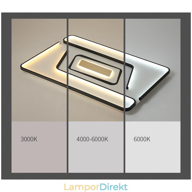 Rektangel Modern Contemporary Flush Mount Light