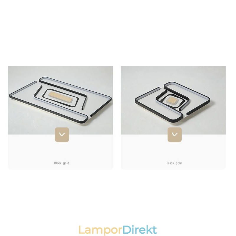 Rektangel Modern Contemporary Flush Mount Light