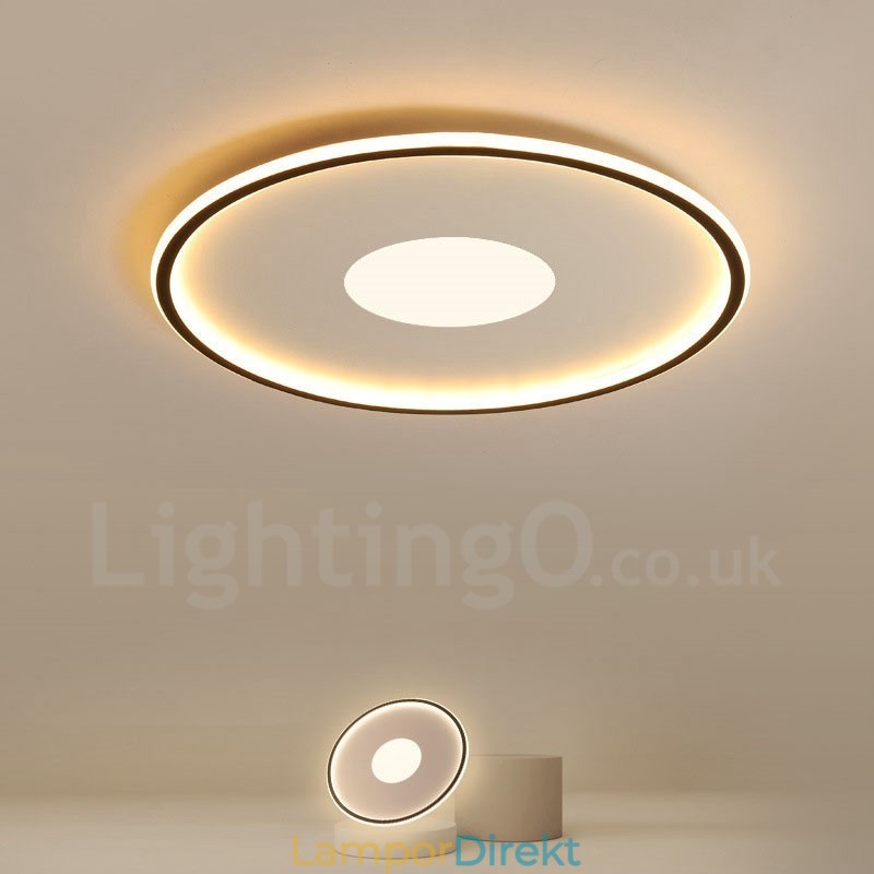 Ultratunn Dimbar Modern Modern Nordisk Stil Infälld Taklampa Med Fjärrkontroll Kan Även Användas Som Vägglampa