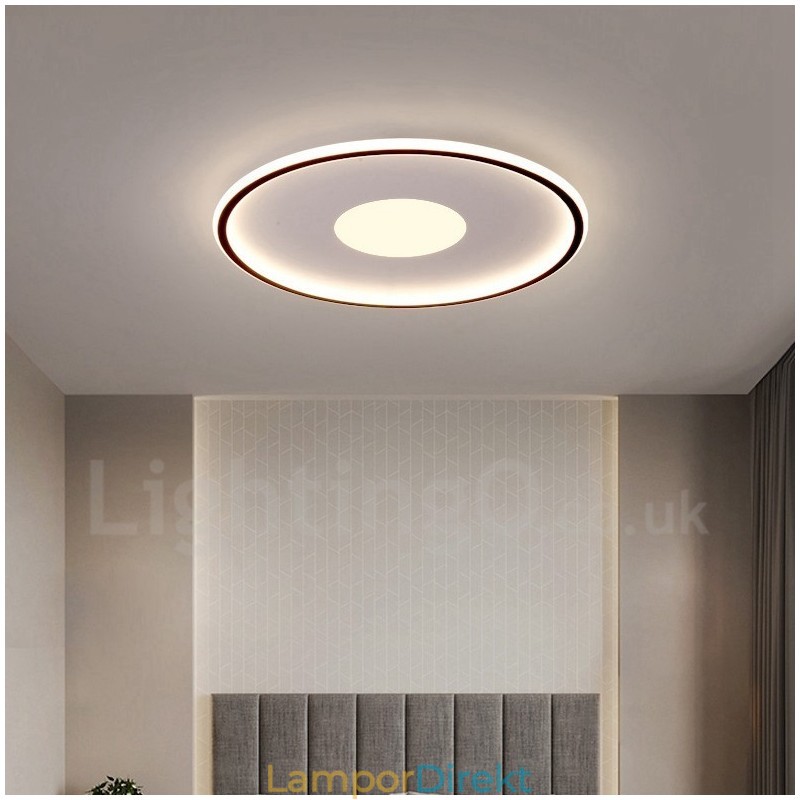 Ultratunn Dimbar Modern Modern Nordisk Stil Infälld Taklampa Med Fjärrkontroll Kan Även Användas Som Vägglampa