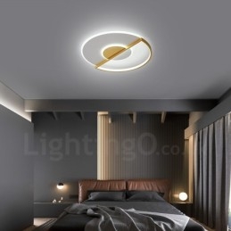 Guld Ultratunn Modern Modern Nordisk Stil Infälld Taklampa Med Fjärrkontroll Kan Också Användas Som Vägglampa