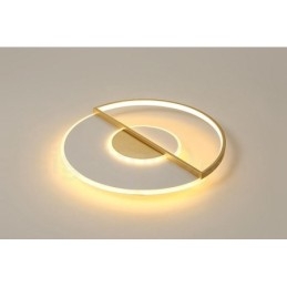 Guld Ultratunn Modern Modern Nordisk Stil Infälld Taklampa Med Fjärrkontroll Kan Också Användas Som Vägglampa