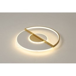 Guld Ultratunn Modern Modern Nordisk Stil Infälld Taklampa Med Fjärrkontroll Kan Också Användas Som Vägglampa