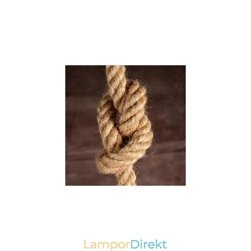 Retro Handgjord Hamparep County Ljuskrona Lampa I Industriell Lantlig Stil