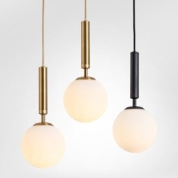 Modern Och Modern Taklampa Med Glasskärm
