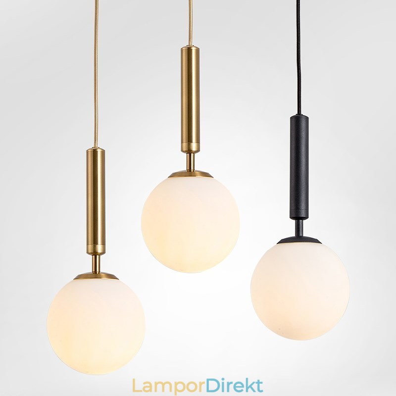 Modern Och Modern Taklampa Med Glasskärm
