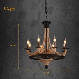 8 Ljus Ljuskrona Ljuskrona Light