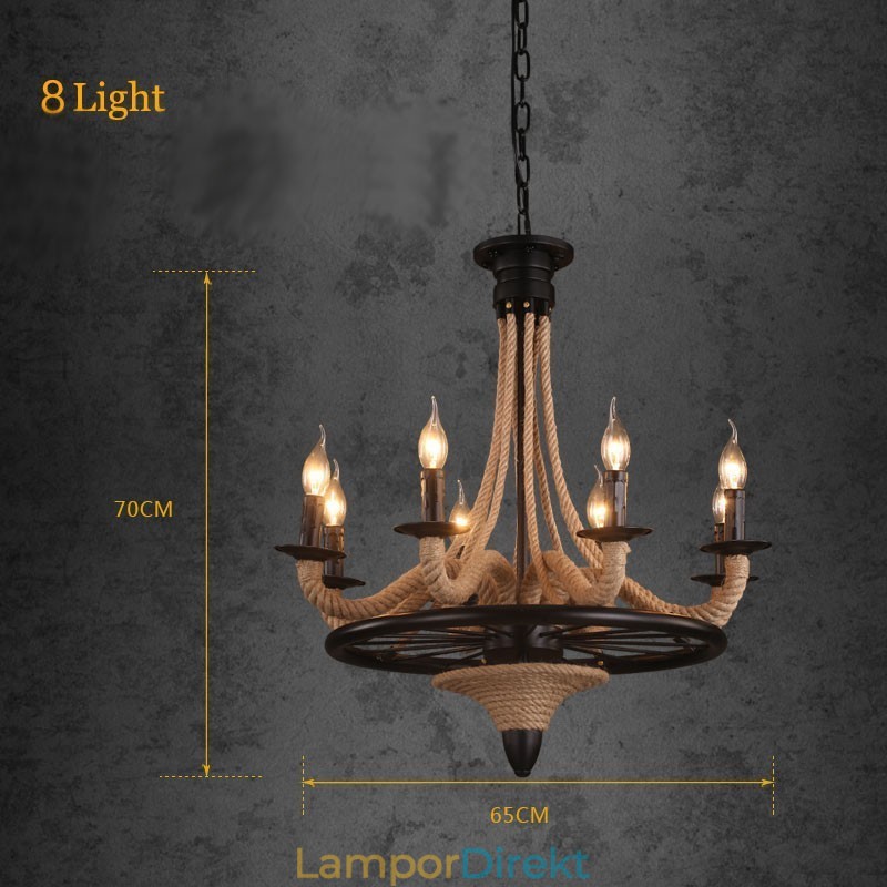 8 Ljus Ljuskrona Ljuskrona Light