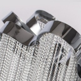 Tofsar Ljuskrona Designer Takljus Silver Guld Färg