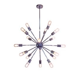 Ljuskrona Modern Globe Living Pendel Dining Shopping Butik Natt Metall Krom