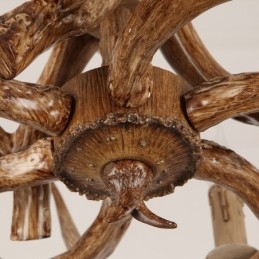 8 Lätt Rustik Konstnärlig Retro Antler Antik Ljuskrona