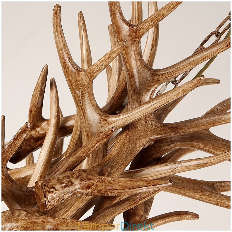 8 Lätt Rustik Konstnärlig Retro Antler Antik Ljuskrona