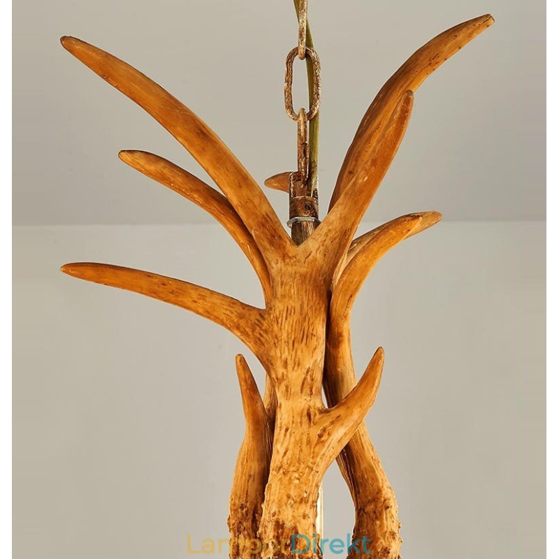 8 Lätt Rustik Konstnärlig Retro Antler Antik Ljuskrona