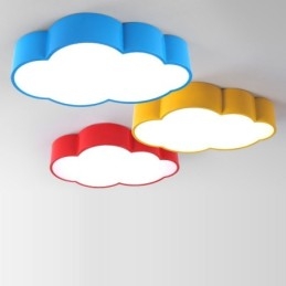 Macaron Multi Color Cloud Modern Nordisk Stil Infällda Taklampor Med Akrylskärm