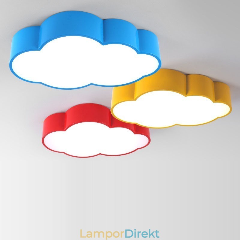 Macaron Multi Color Cloud Modern Nordisk Stil Infällda Taklampor Med Akrylskärm