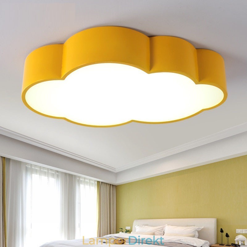 Macaron Multi Color Cloud Modern Nordisk Stil Infällda Taklampor Med Akrylskärm