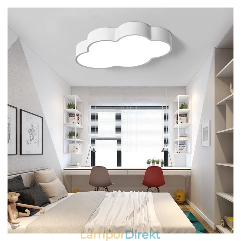 Macaron Multi Color Cloud Modern Nordisk Stil Infällda Taklampor Med Akrylskärm