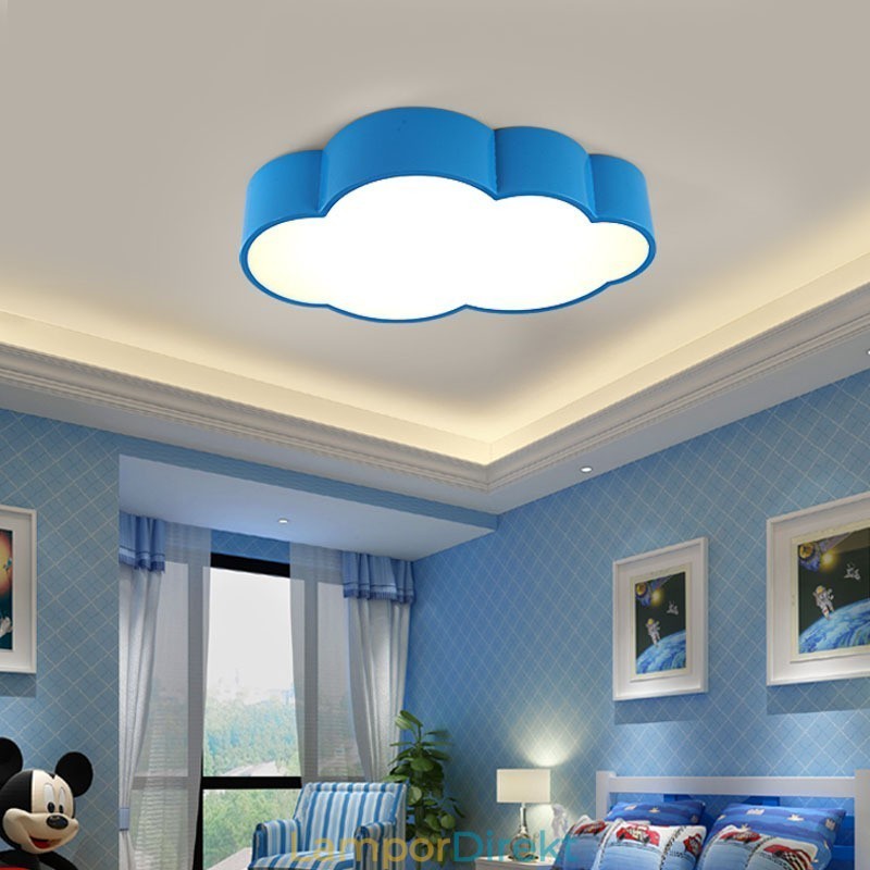 Macaron Multi Color Cloud Modern Nordisk Stil Infällda Taklampor Med Akrylskärm