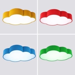 Macaron Multi Color Cloud Modern Nordisk Stil Infällda Taklampor Med Akrylskärm