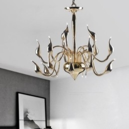 15 Ljus Guld Modern Och Modern Galvaniserad Metallkrona