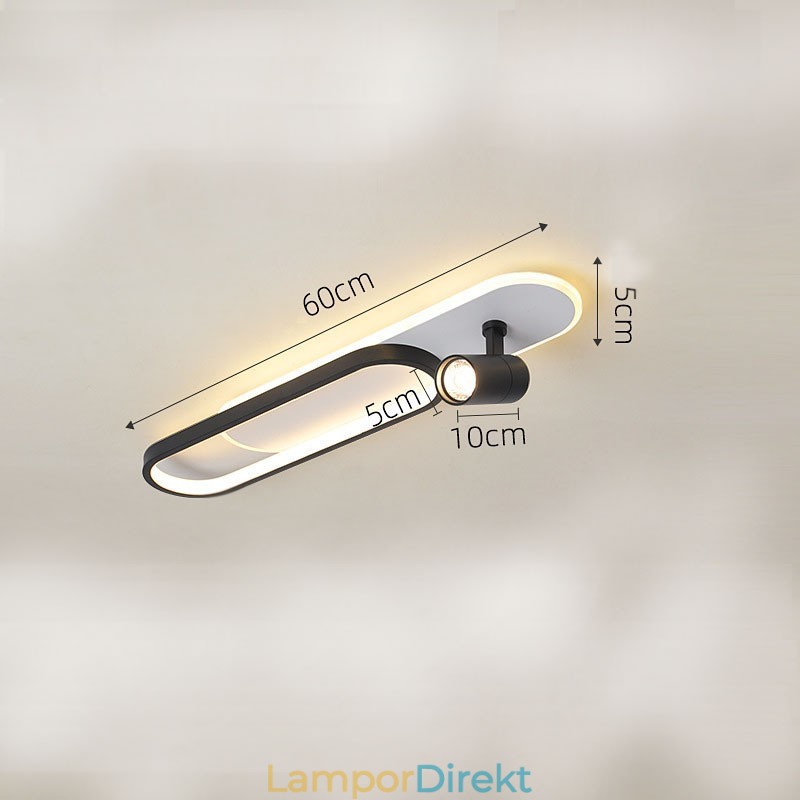 Nordic Long Strip Ceiling Bright Downlight