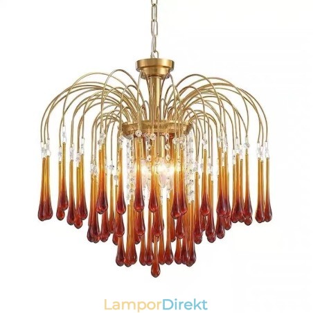 Water Drop Glass Chandelier Armatur Water Drop Glass Chandelier Armatur