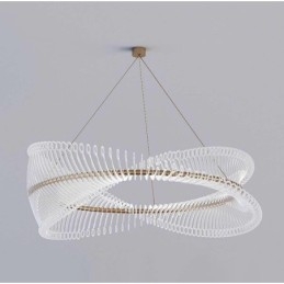 Postmodern Strip Circle Pendellampa