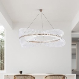 Postmodern Strip Circle Pendellampa