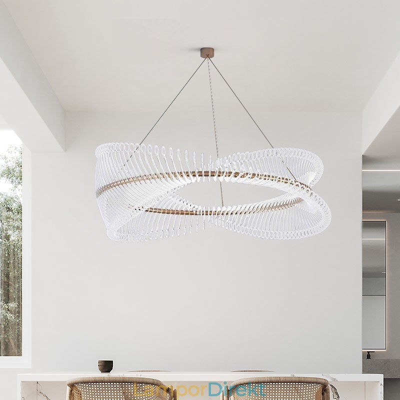 Postmodern Strip Circle Pendellampa