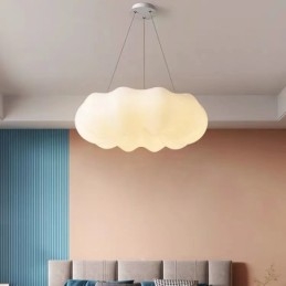 Nordic Modern Creative Pumpkin Dimbar Pendel Light Pendel Light Veranda