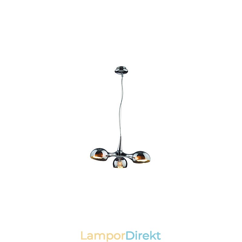 3W Plätering Glas Lampskärm Enkel Kreativ Ljuskrona
