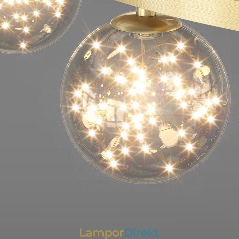 Nordic Modern Gold Circle Pendellampa