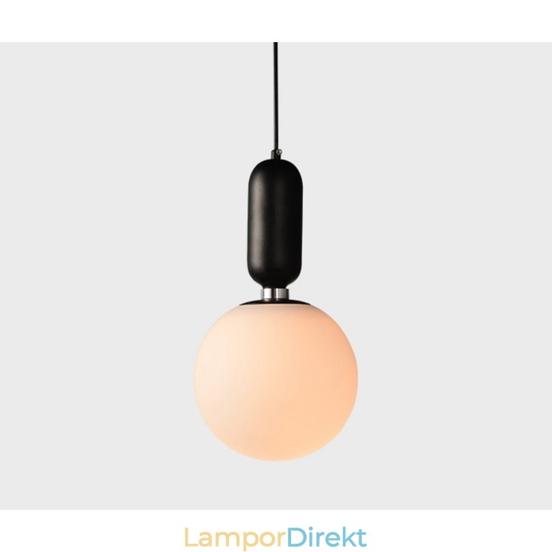 Modern Och Modern Taklampa Med Glasskärm