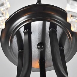 Europeisk Stil Vintage 5 Ljus Ljuskrona Med Behornad Arm
