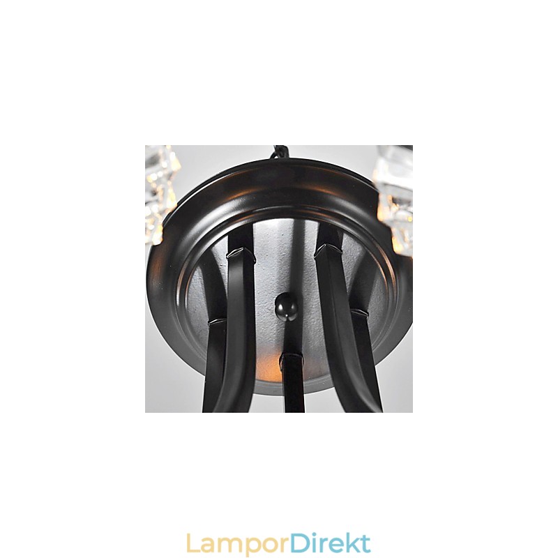 Europeisk Stil Vintage 5 Ljus Ljuskrona Med Behornad Arm