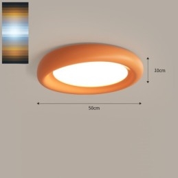 Dimbar Round Full Spectrum Ögonskydd Multi Colors Moderna Infällda Taklampor Inomhusbelysningsarmaturer