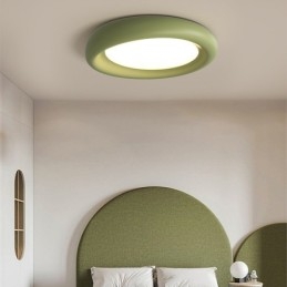 Dimbar Round Full Spectrum Ögonskydd Multi Colors Moderna Infällda Taklampor Inomhusbelysningsarmaturer