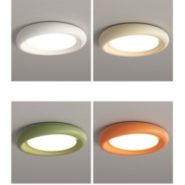 Dimbar Round Full Spectrum Ögonskydd Multi Colors Moderna Infällda Taklampor Inomhusbelysningsarmaturer