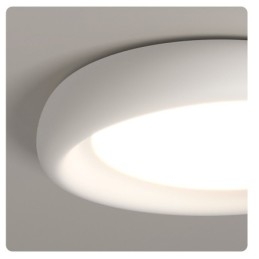 Dimbar Round Full Spectrum Ögonskydd Multi Colors Moderna Infällda Taklampor Inomhusbelysningsarmaturer