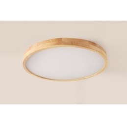 Runt Trä Modern Infälld Taklampa Inomhusbelysningsarmatur