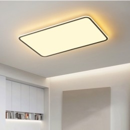 Modern Stor Storlek Dimbar Rektangel Infälld Taklampa Inomhusbelysningsarmatur