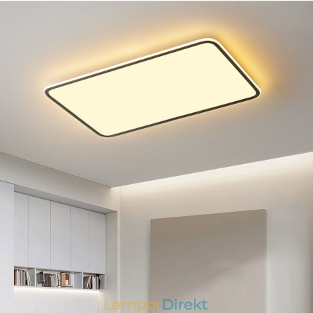 Modern Stor Storlek Dimbar Rektangel Infälld Taklampa Inomhusbelysningsarmatur Modern Stor Storlek Dimbar Rektangel Infälld Taklampa Inomhusbelysningsarmatur