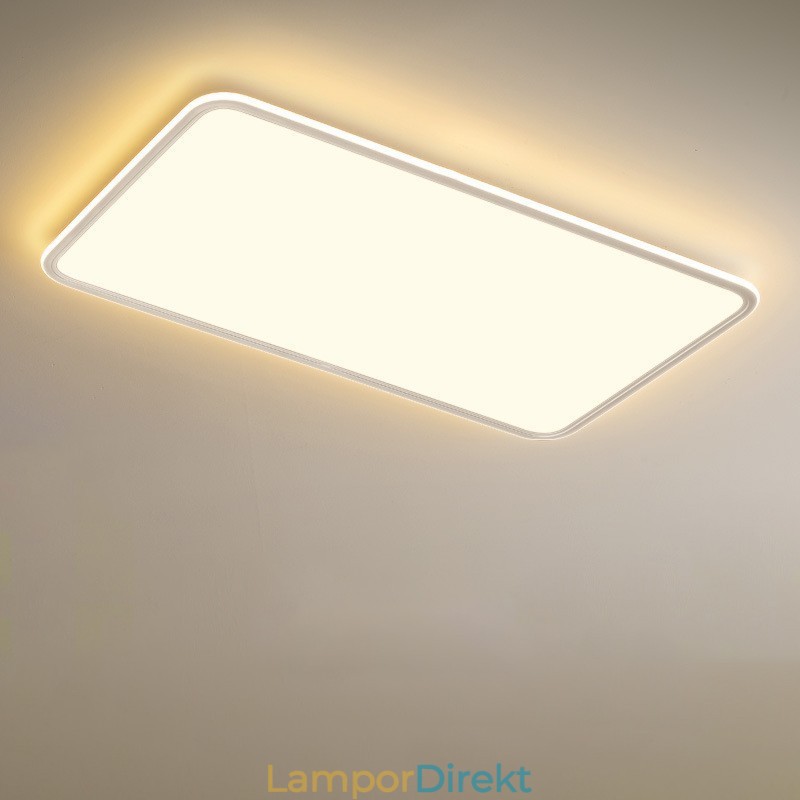Modern Stor Storlek Dimbar Rektangel Infälld Taklampa Inomhusbelysningsarmatur