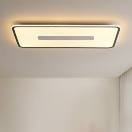 Modern Stor Storlek Dimbar Rektangel Infälld Taklampa Full Spectrum Ögonskydd
