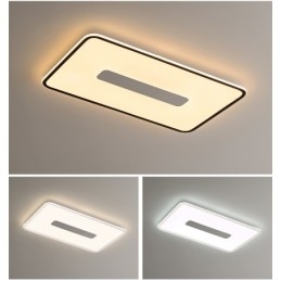 Modern Stor Storlek Dimbar Rektangel Infälld Taklampa Full Spectrum Ögonskydd